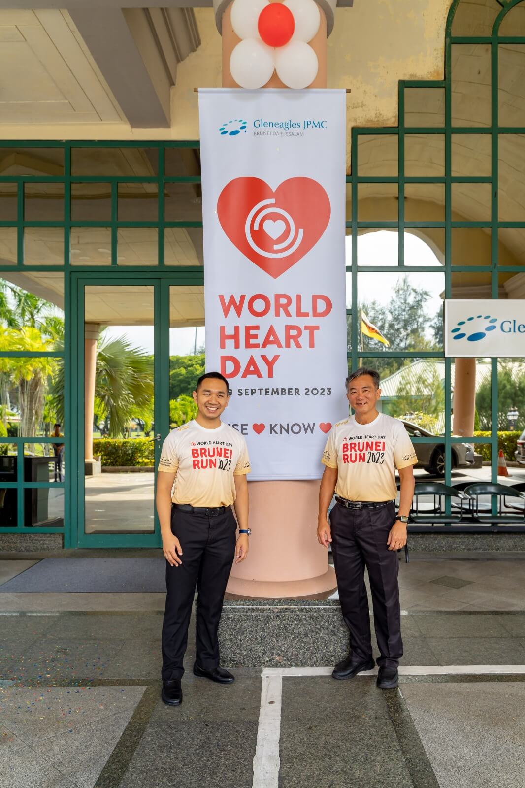 GJPMC organized the World Heart Day Brunei Run